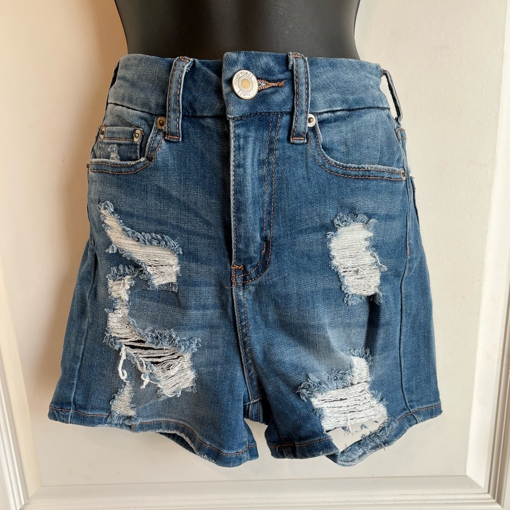 Rue21 high rise jean shorts
